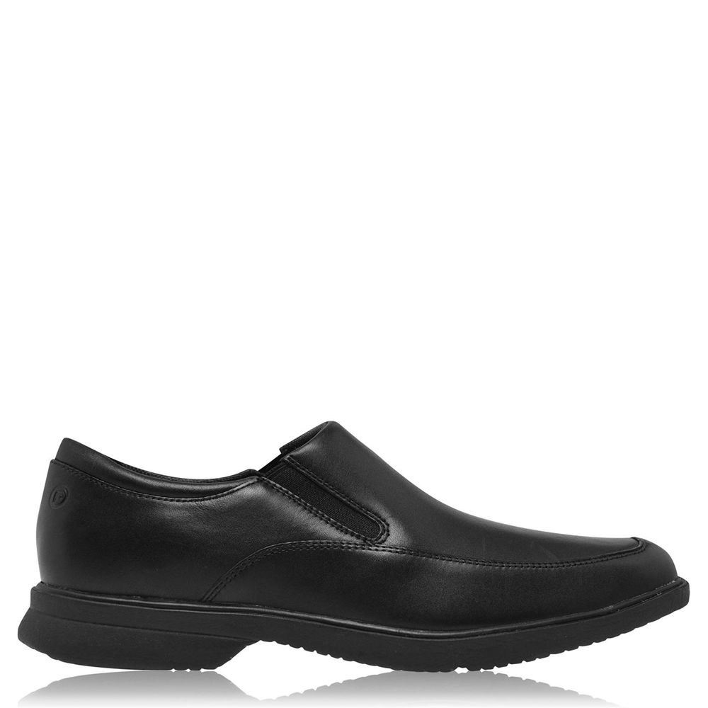 Rockport Aderner Slip On - Mens Dress Shoes - Black - NZ (JOL-836975)